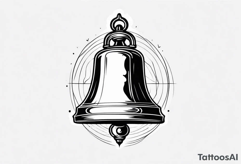 cracked bell tattoo idea