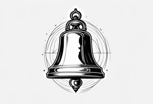 cracked bell tattoo idea