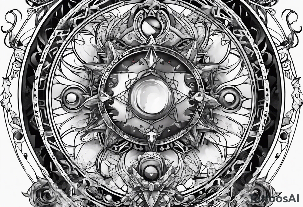 Tesseract tattoo idea