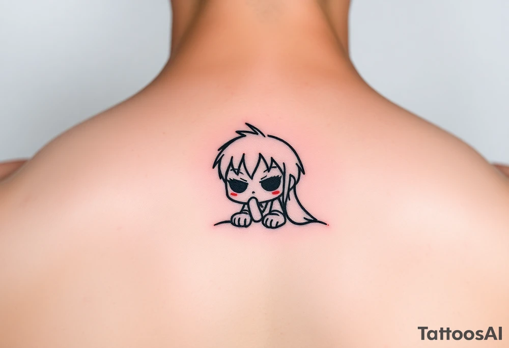 nostalgia sad alone tattoo idea