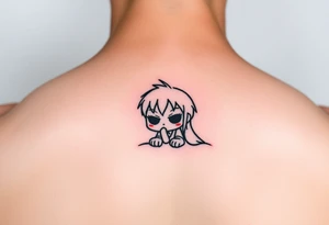 nostalgia sad alone tattoo idea