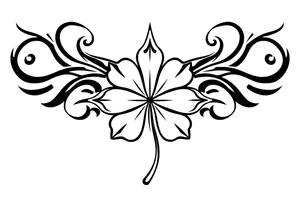 4-leaf clover tattoo idea
