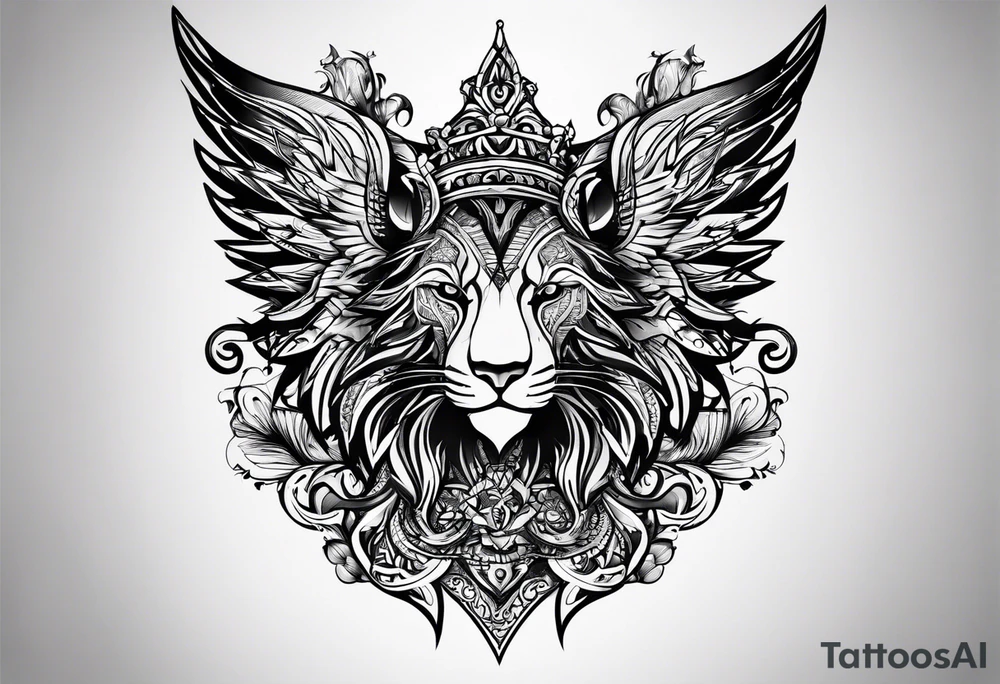only letters "MRBG" tattoo idea
