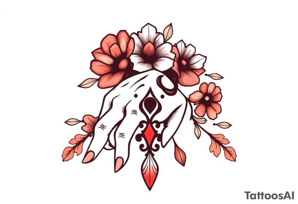 Western hand tattoo tattoo idea