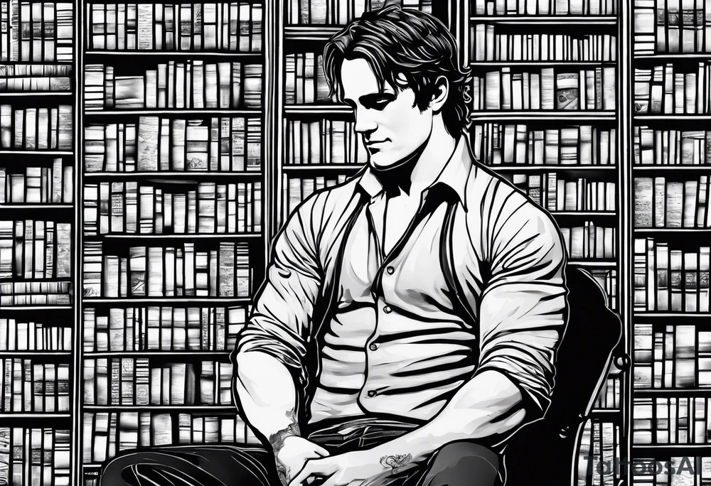 Mr. Darcy, Library, book stacks tattoo idea