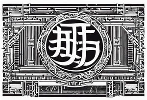 Font, bamboo, Japanese American letters tattoo idea