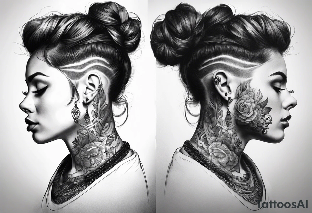 never change neck tattoo tattoo idea