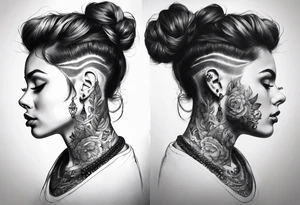 never change neck tattoo tattoo idea