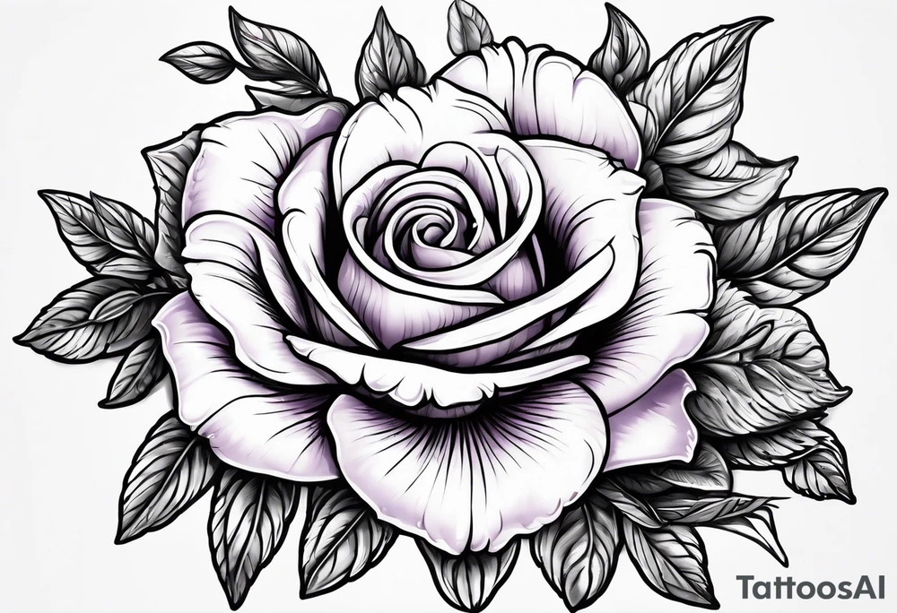 lavender tattoo idea