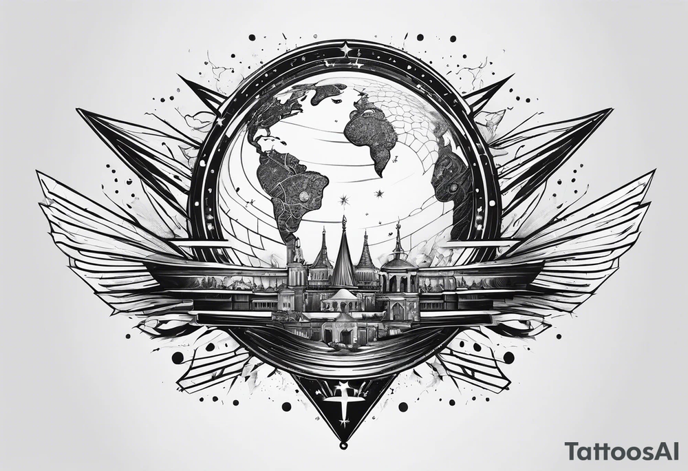 Sputnik tattoo tattoo idea