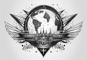Sputnik tattoo tattoo idea