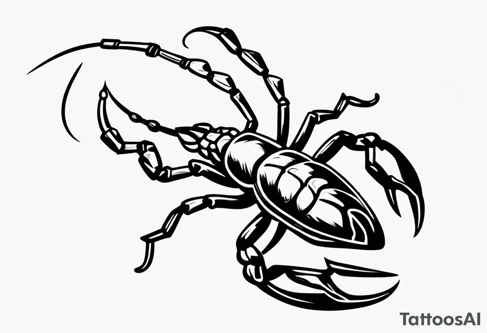 small Julia scorpion tattoo idea