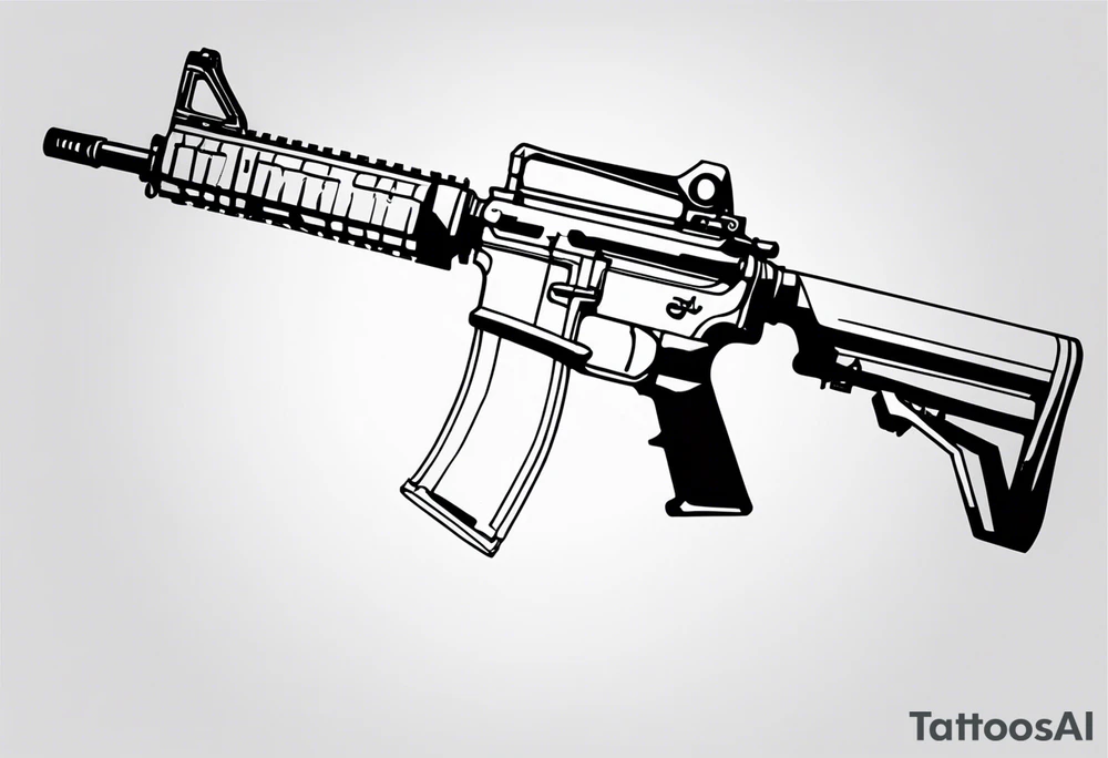 Ar 15 tattoo idea
