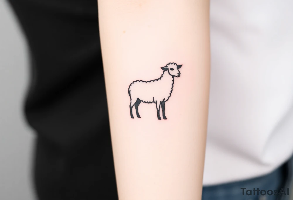 Black sheep tattoo idea