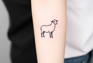 Black sheep tattoo idea