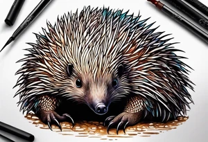 echidna tattoo idea