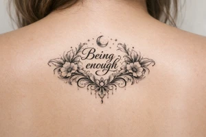 Being enough tattoo idea