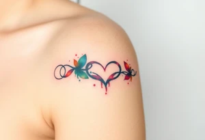 Friendship link tattoo idea