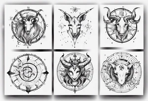 zodiac tattoo idea
