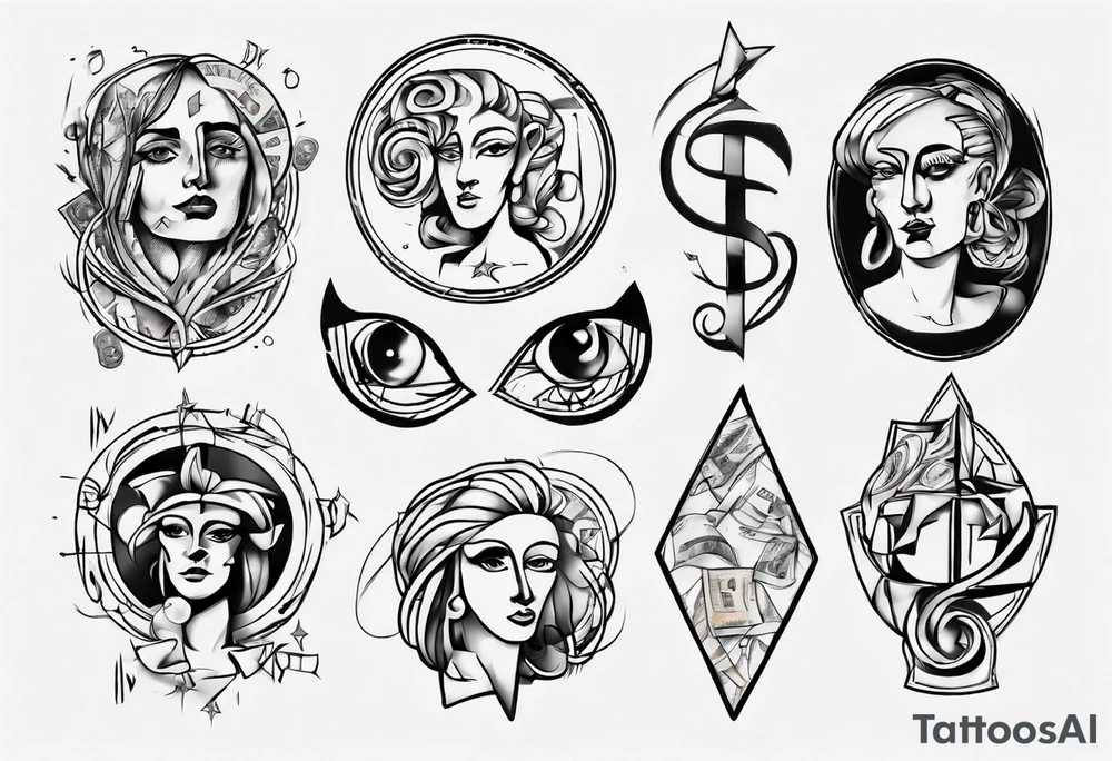 money tattoo idea