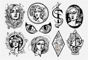 money tattoo idea