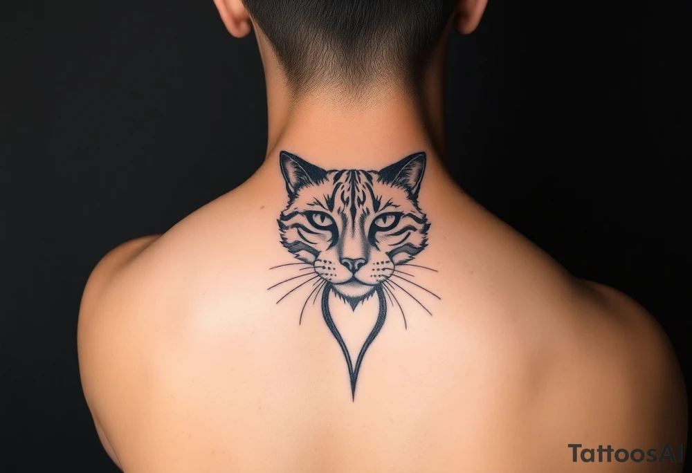Black Cat tattoo idea