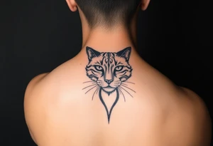 Black Cat tattoo idea