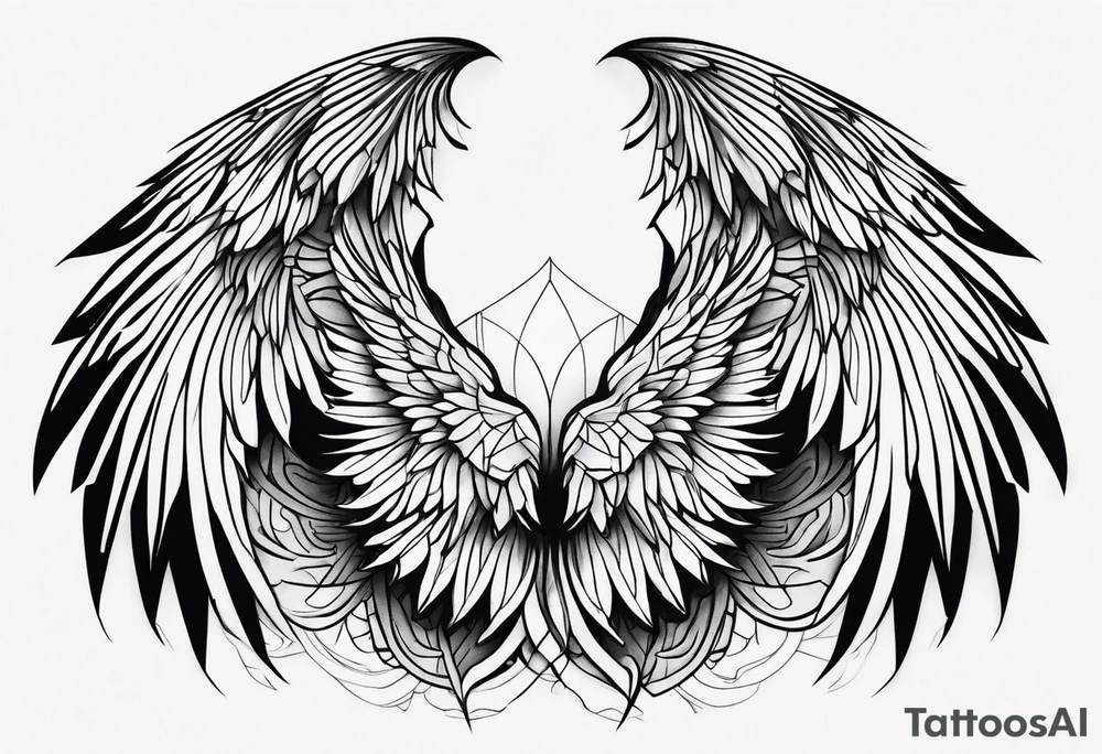 Wings tattoo idea