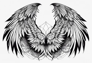 Wings tattoo idea