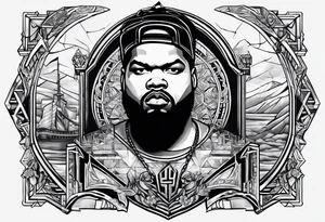 Ice Cube tattoo idea