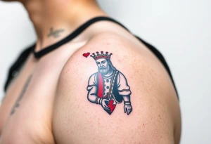 king of hearts tattoo idea