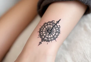 Compass tattoo idea