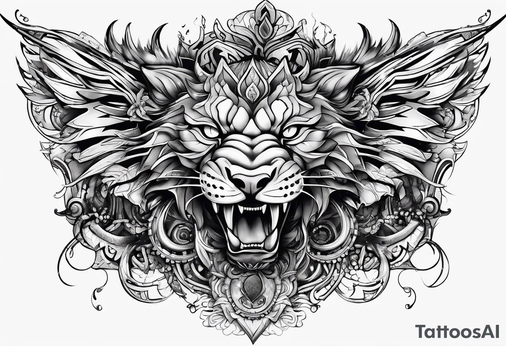 Chimera tattoo idea