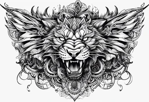 Chimera tattoo idea