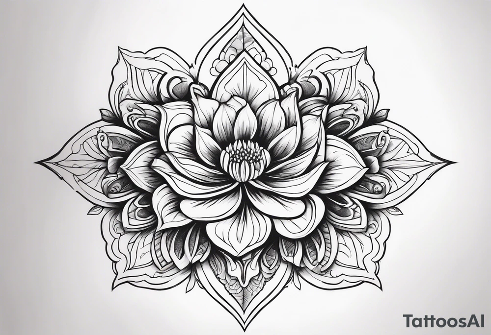 spine tattoo flower tattoo idea