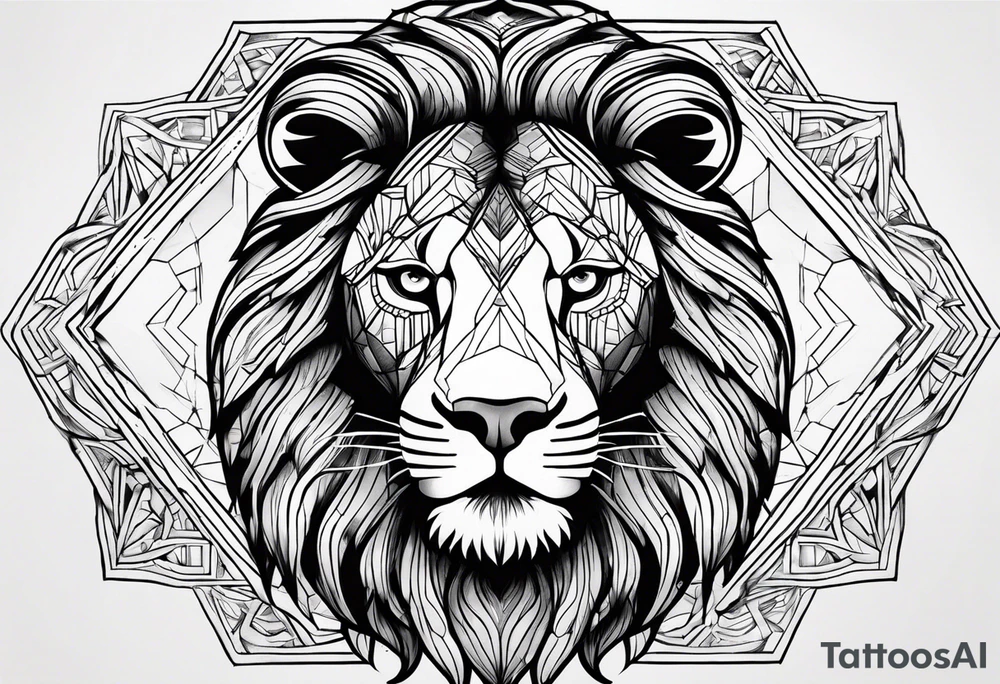 Sad leo tattoo idea