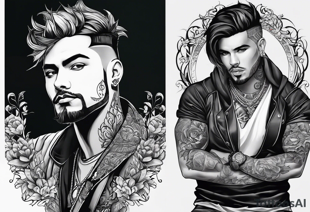 Tatuagem baseada na série ou no livro “pessoas normais”, envolvendo os principais personagens tattoo idea