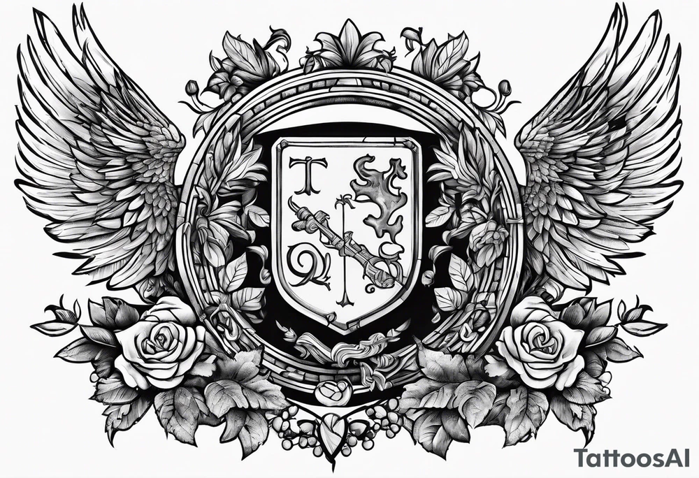 Simpson Family Crest tattoo idea