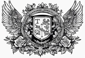 Simpson Family Crest tattoo idea