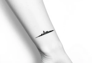 Silhouette armband tattoo idea