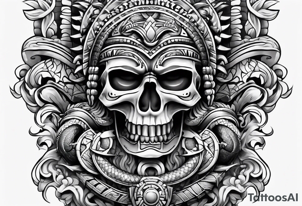 aztec snake 

sleeve tattoo idea