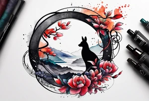 Enso, integrity, loyalty, honesty tattoo idea