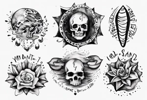 You don't form in the WET SAND, I do tattoo idea