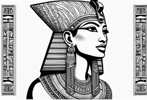 ancient egyptian tattoo on arm tattoo idea
