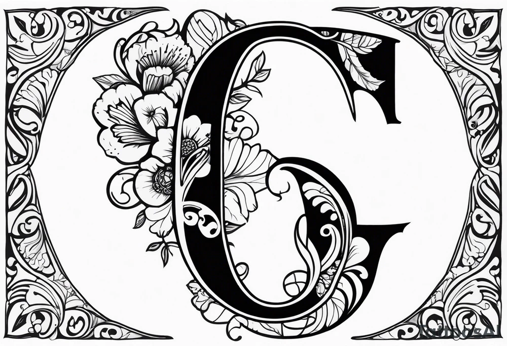 The letter G tattoo idea