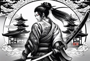 Katana tattoo idea