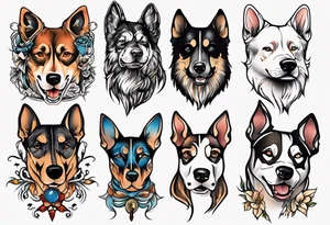 Somoyed dog tattoo idea