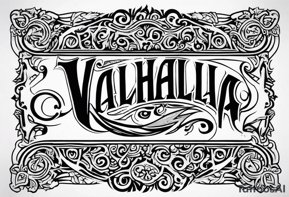 Valhalla tattoo idea