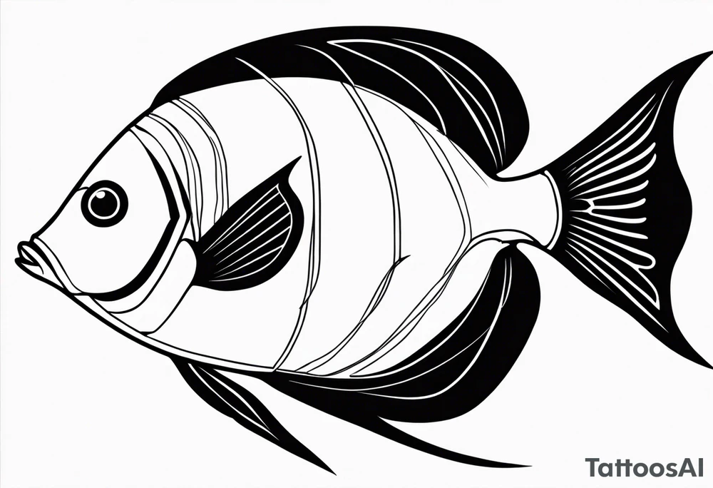 Angelfish tattoo idea