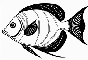 Angelfish tattoo idea
